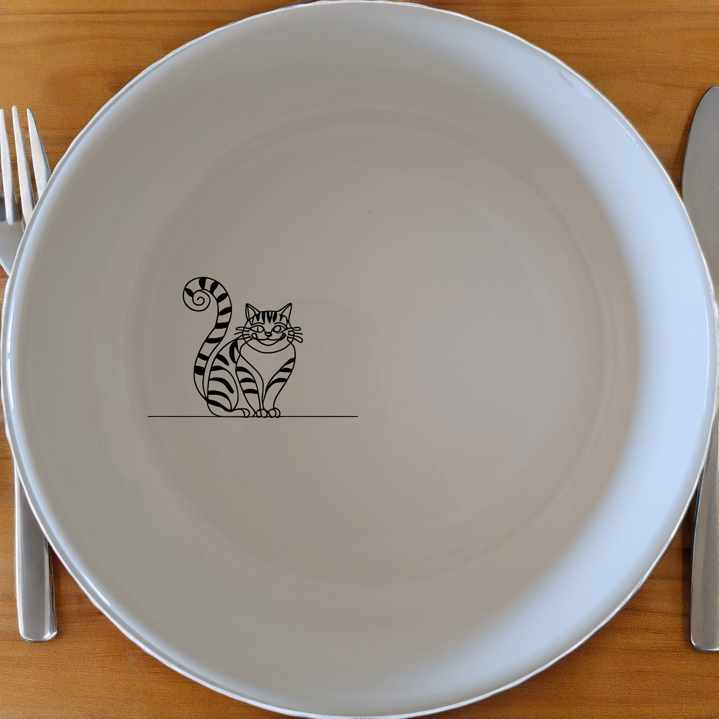 Alice Wonderland Cheshire Cat Bowl Set of 4 - Range 2 adds whimsical charm to your dining table with playful cat illustrations.