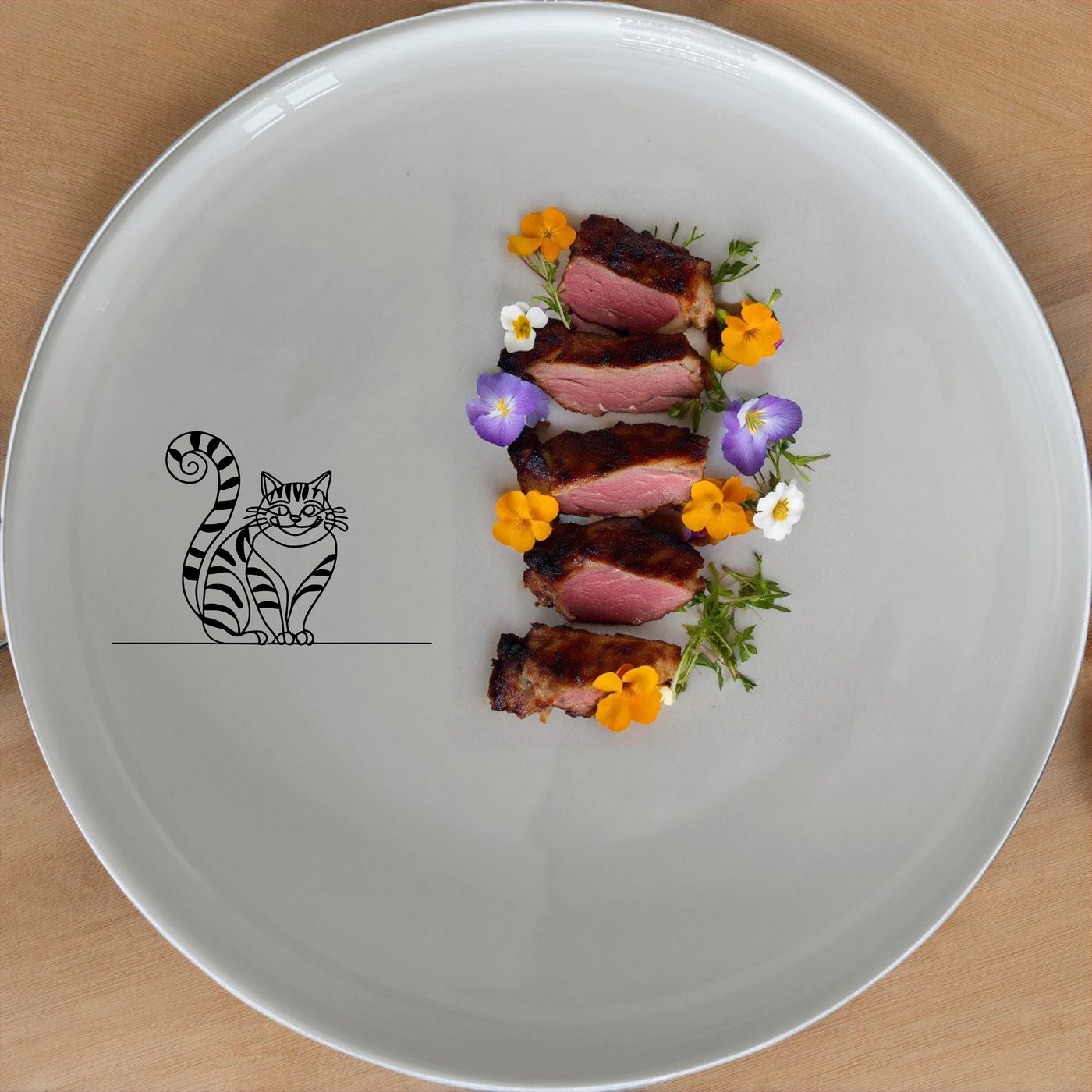 Cheshire Cat Side Plate Set of 4 - Range 2 adds whimsical charm to your table setting with its classic design.