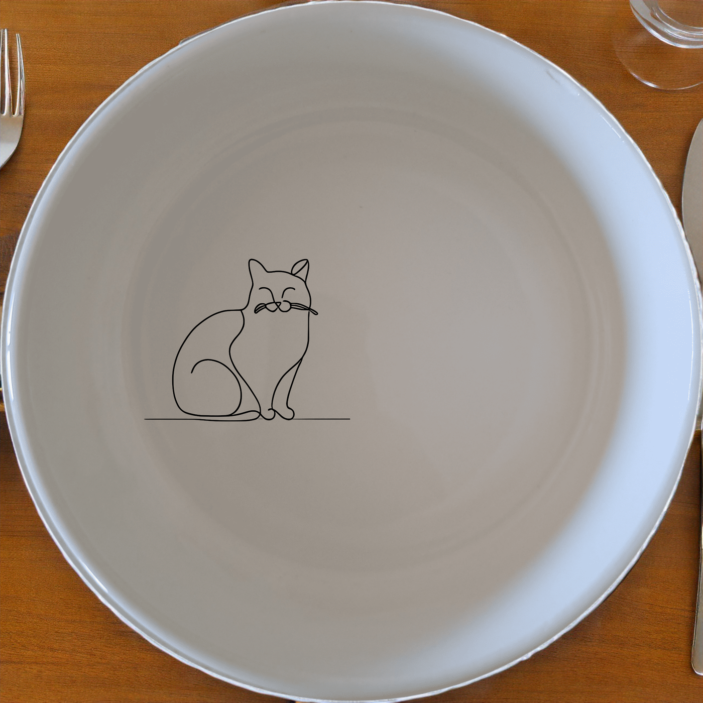 Elongated Fat Quirky Cat Bowl Set of 4 - Range 2 is a charming and playful addition to any kitchen, perfect for cat lovers.