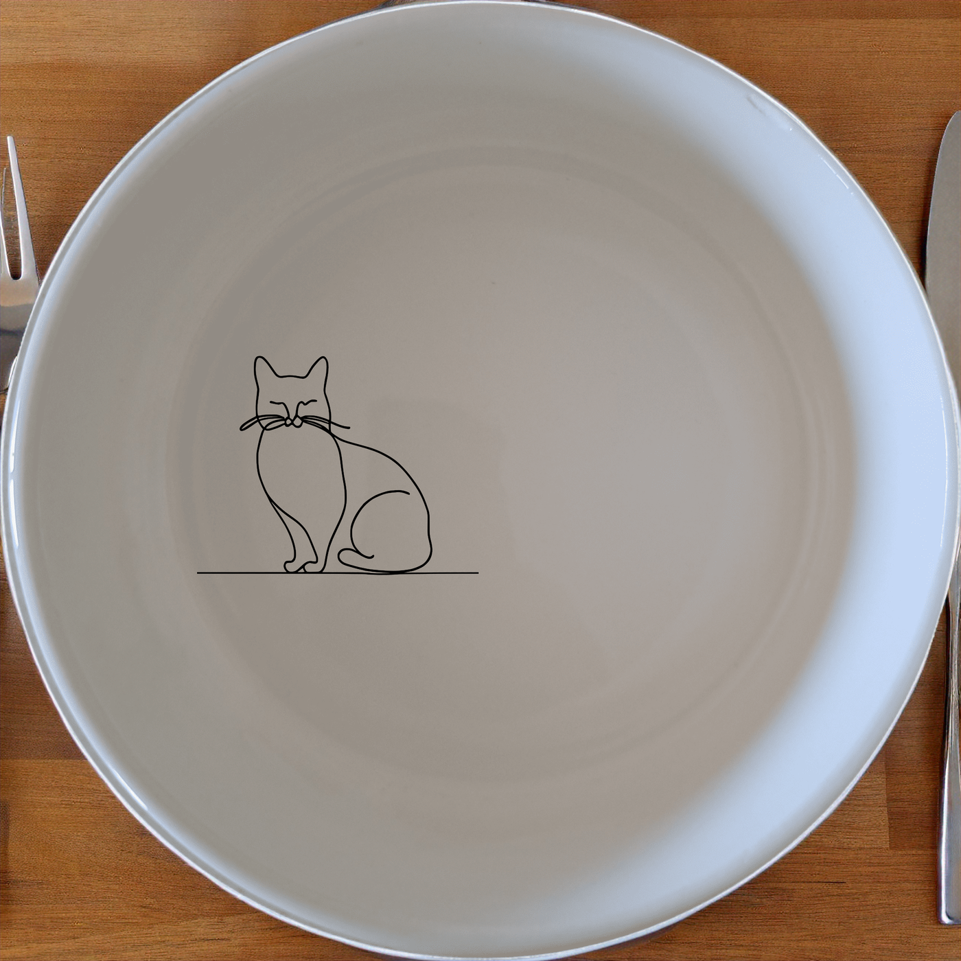 Elongated Fat Quirky Cat Bowl Set of 4 - Range 3 offers a playful and unique design perfect for cat lovers. This set includes four charming bowls featuring an elongated, fat, quirky cat illustration, making mealtime fun and stylish. Crafted from durable ceramic, these bowls are microwave and dishwasher safe, ensuring convenience and longevity.