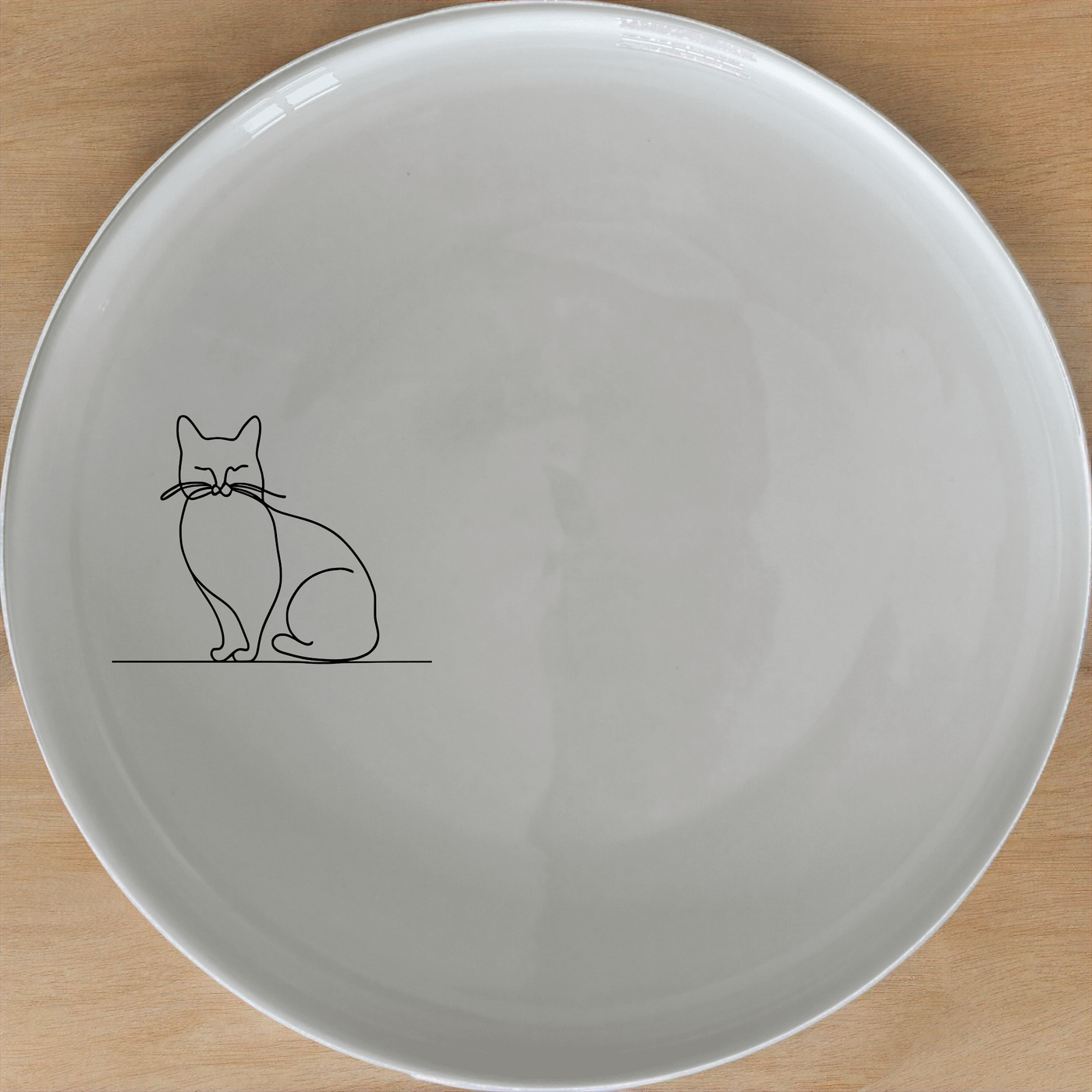 Fat Quirky Cat Dinner Plate Set of 4 - Range 3 adds a playful touch to your dining table with charming cat illustrations.
