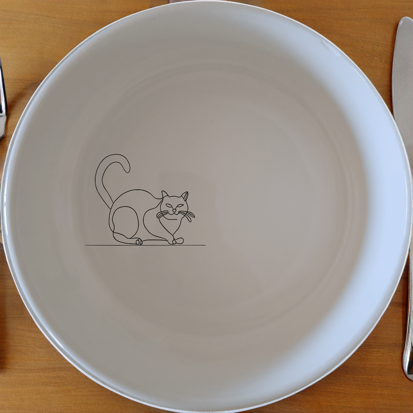 Grumpy Fat Cat Bowl Set of 4 - Range 1 is a charming and practical addition to any kitchen, featuring a delightful cat design.