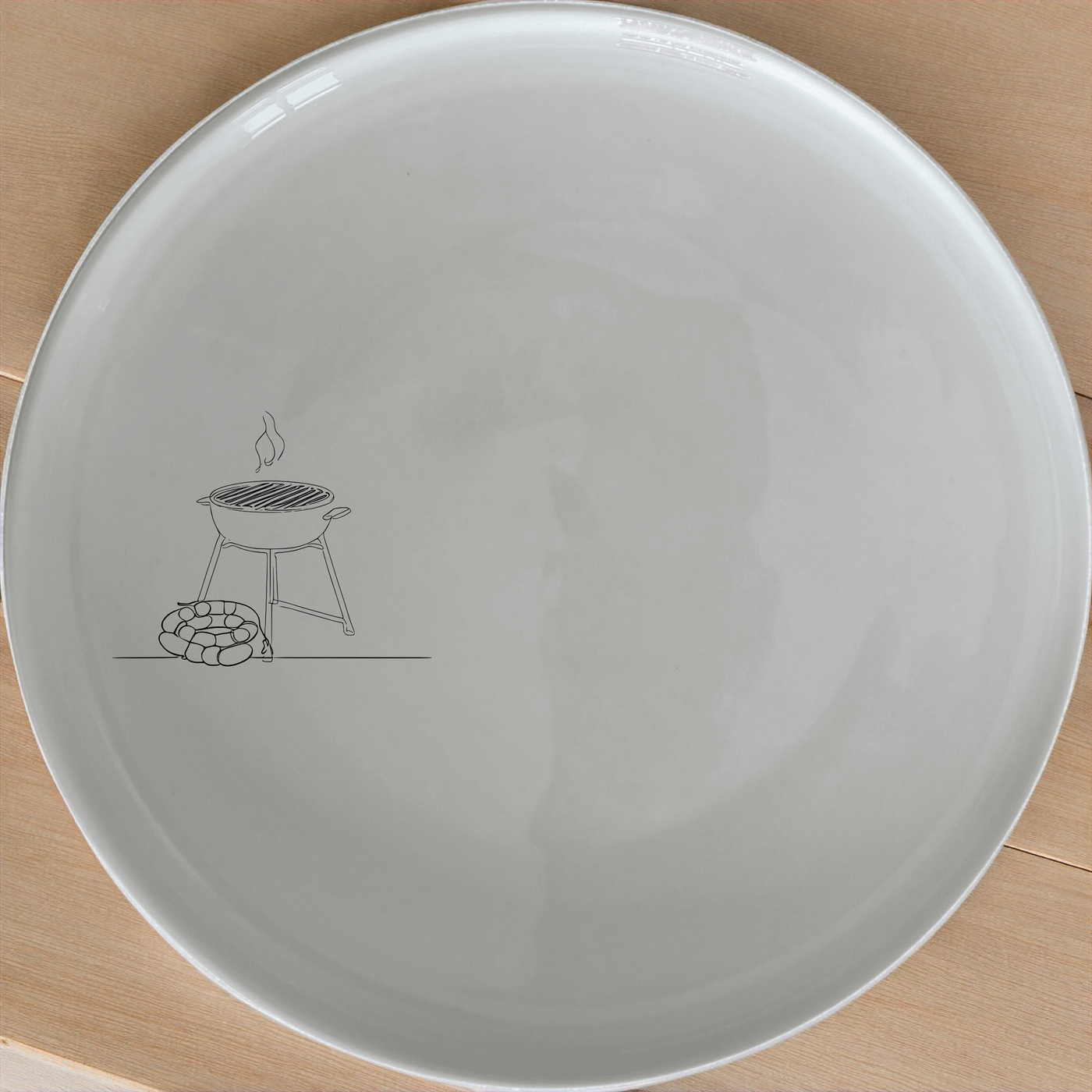 Braai Boerewors Dinner Plate Set of 4 - Range 1 is a stylish and practical choice for any kitchen. These elegant plates feature a unique design that adds a touch of sophistication to your dining experience.