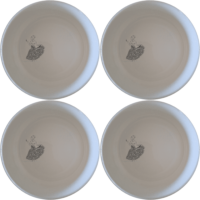 Cape Malay Pattern Bowl Set of 4 - Range 1 is a beautiful set of four 12cm bowls with intricate Cape Malay designs, perfect for any dining occasion.