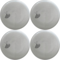 The Cape Malay Patterns Side Plate Set of 4 - Range 1 features intricate traditional designs, perfect for adding cultural flair to your dining experience.