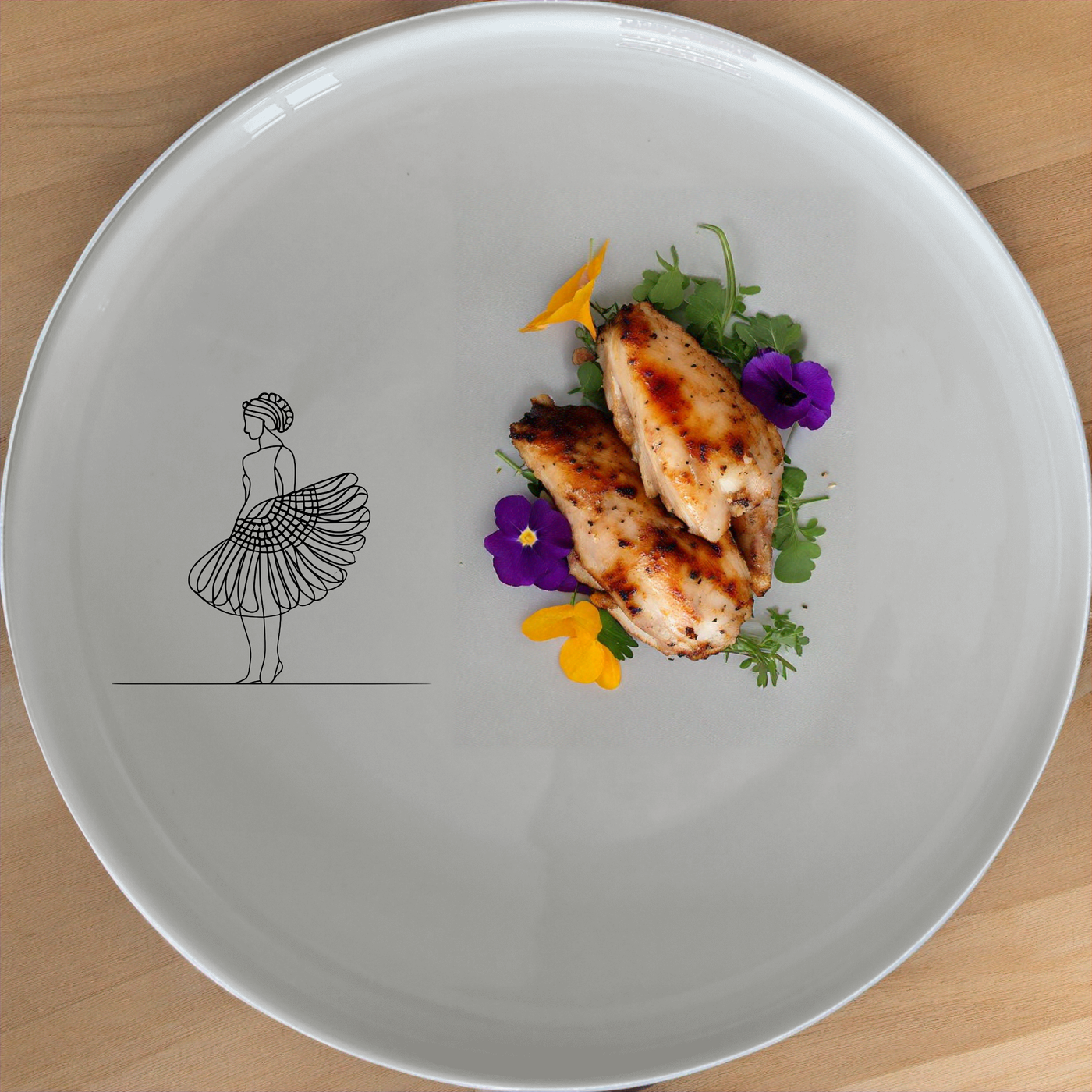 The Ballet Dancer Dinner Set of 12 combines elegance and functionality, perfect for any dining occasion. This set includes four dinner plates, four side plates, and four bowls, each featuring a delicate ballet dancer design. Crafted from high-quality ceramic, these pieces are both dishwasher and microwave safe, ensuring easy care and durability.