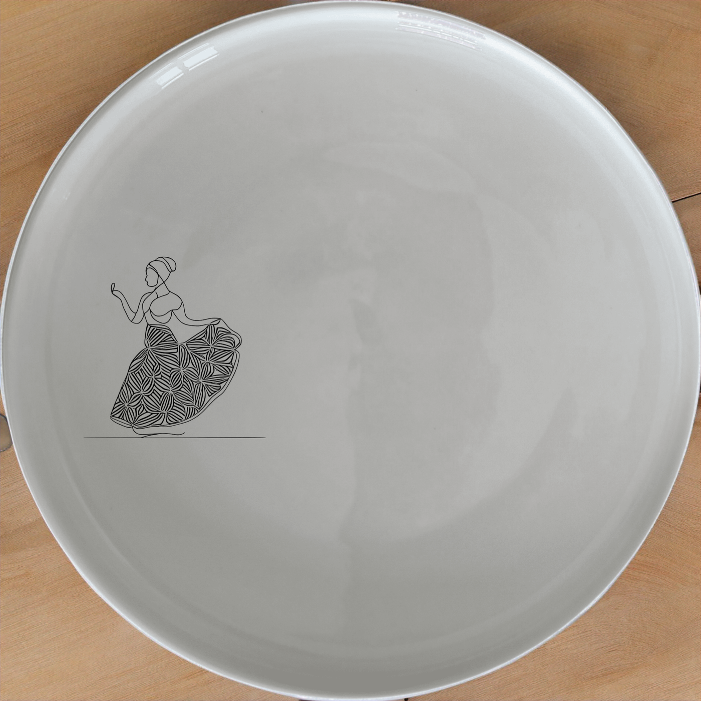 The Cape Malay Patterns Side Plate Set of 4 - Range 1 features intricate traditional designs, perfect for adding cultural flair to your dining experience.