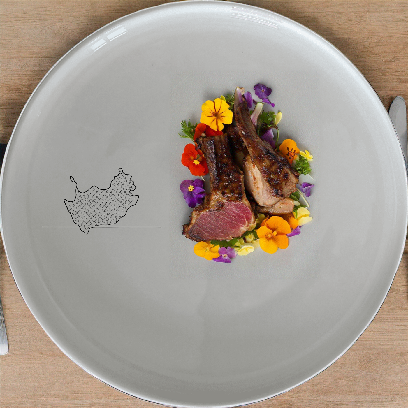 Cape Malay Pattern Side Plate Set of 4 - Range 2 adds a touch of cultural elegance to your dining table with intricate designs.