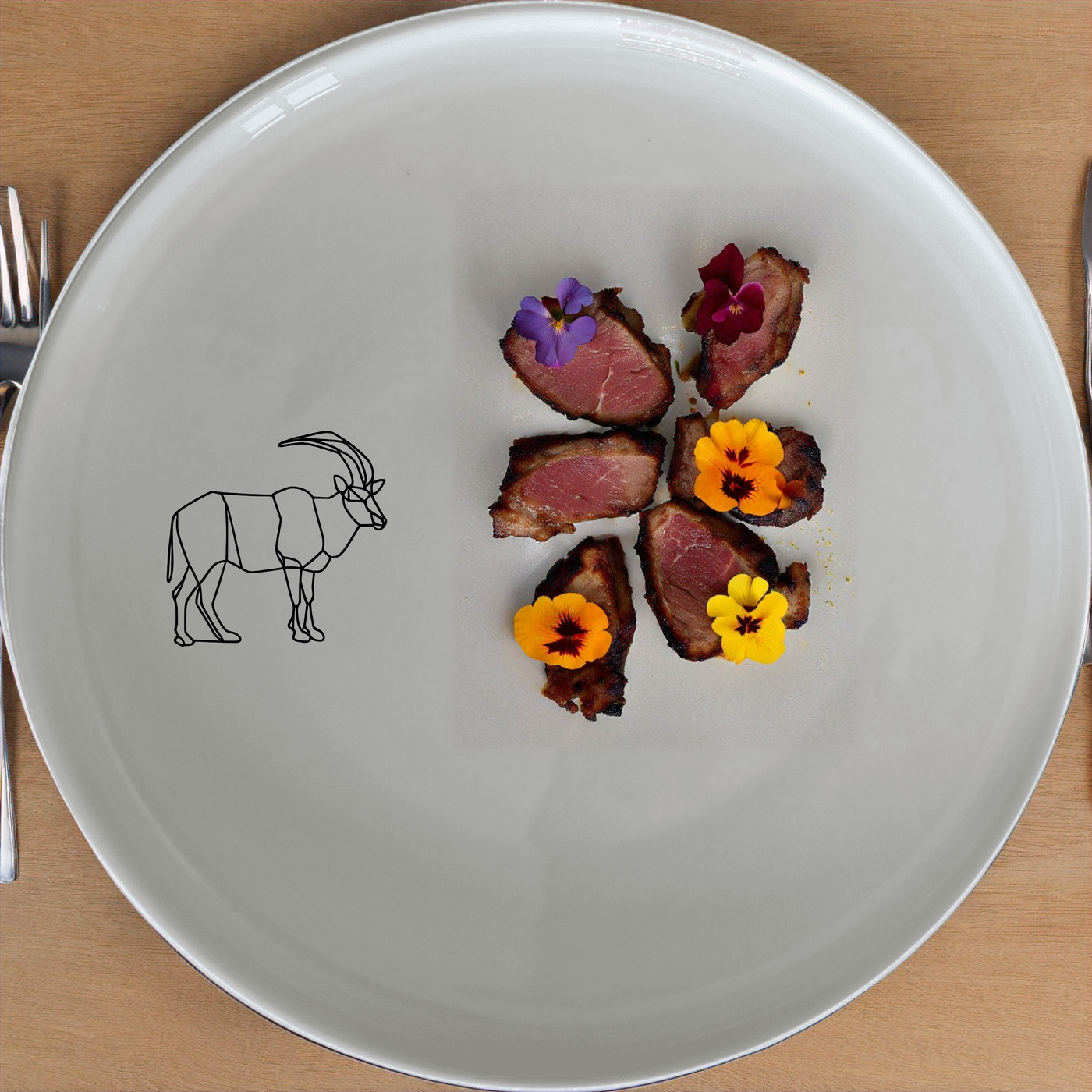 The Wildlife Side Plate Set of 4 - Range 2 is a stylish and versatile addition to any dining table, perfect for modern homes.