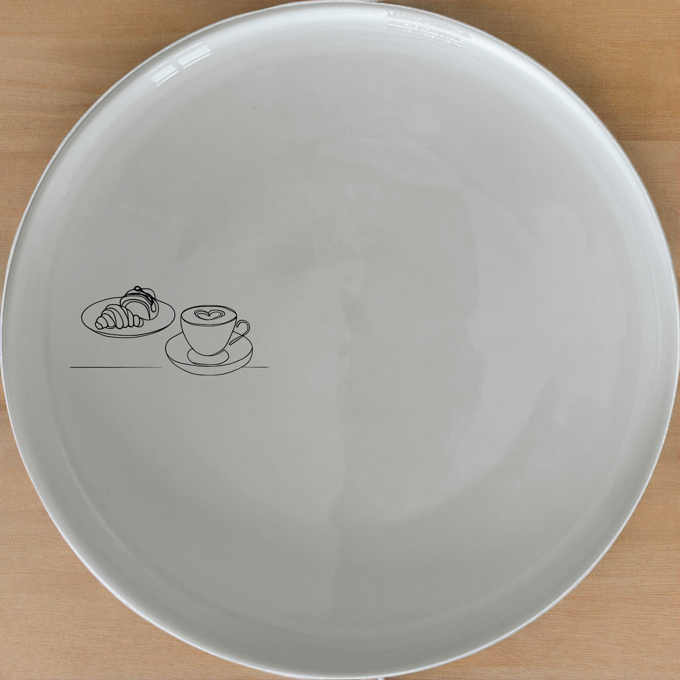 Coffee Pastries Dinner Plate Set of 4 - Range 3 is a stylish and versatile dinner plate set perfect for any dining occasion.