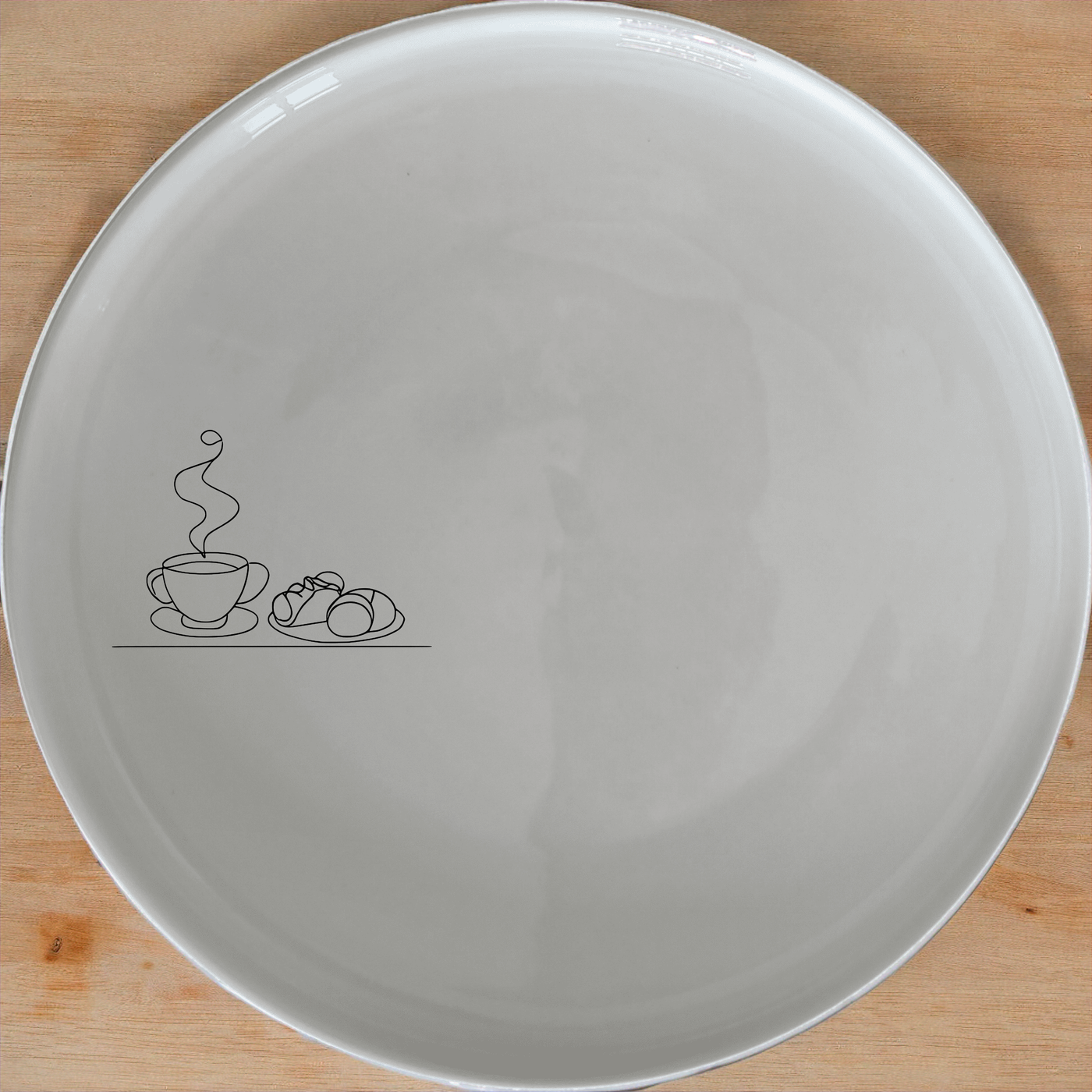 Coffee Pastries Side Plate Set of 4 - Range 2 is a stylish and functional set perfect for any kitchen. Enjoy your coffee and pastries in style with these elegant plates.