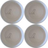 Dog Breeds Bowl Set of 4 - Range 1 is a stylish and practical addition to any kitchen, perfect for pet lovers.