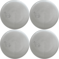 Dog Breeds Side Plate Set of 4 - Range 4 offers elegant ceramic plates with detailed breed illustrations, perfect for pet lovers.