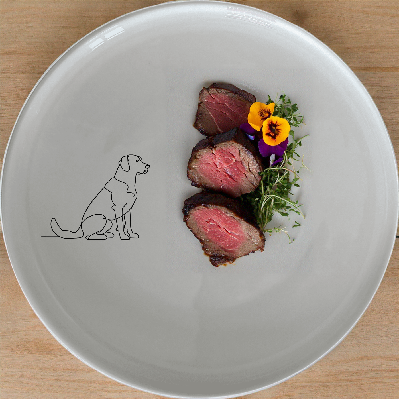 Dog Breeds Dinner Plate Set of 4 - Range 1 offers elegant ceramic plates perfect for any dining occasion. Each plate features a unique dog breed design.