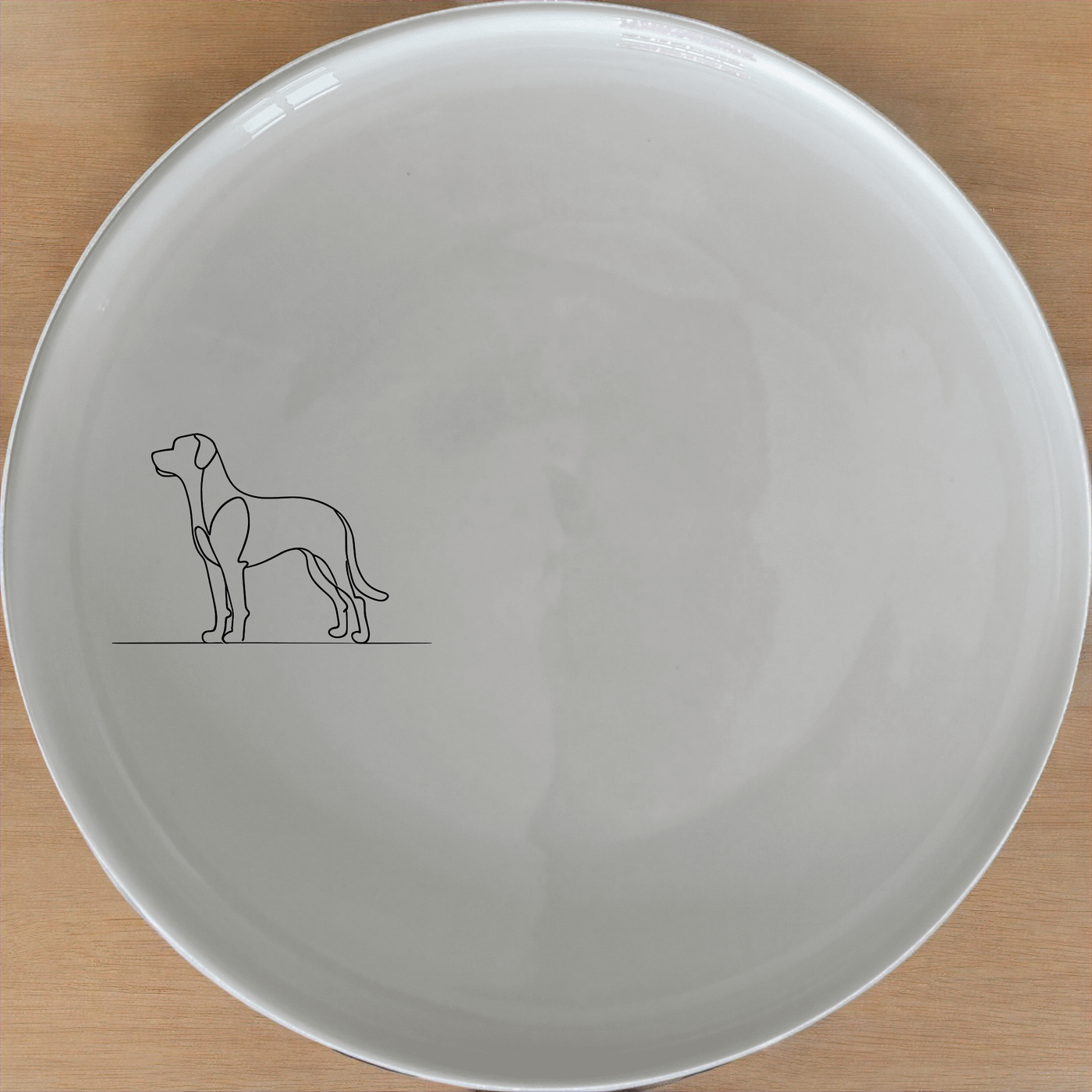 Dog Breeds Dinner Plate Set of 4 - Range 3 is a stylish and elegant set of four dinner plates featuring a minimalist dog breed design. Perfect for any dog lover, these plates are made from high-quality ceramic and are dishwasher and microwave safe.