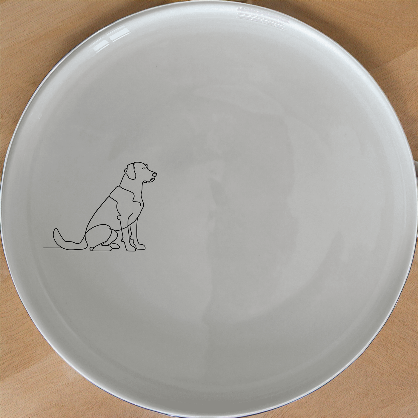 Dog Breeds Side Plate Set of 4 - Range 1 is a stylish and functional set of four 21cm side plates featuring elegant dog breed illustrations. Perfect for everyday use or special occasions.