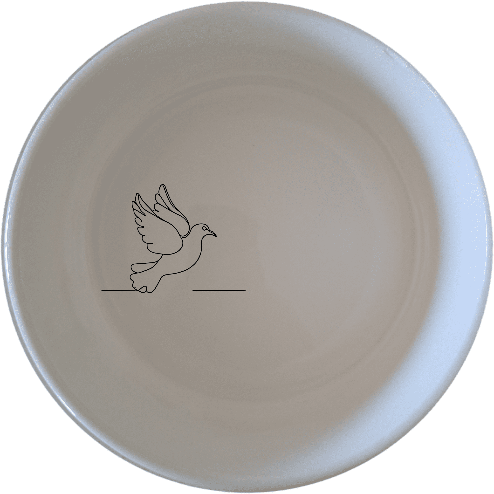 Dove Peace Star Bowl Set of 4 - Range 4 offers a serene design perfect for everyday meals and special occasions.
