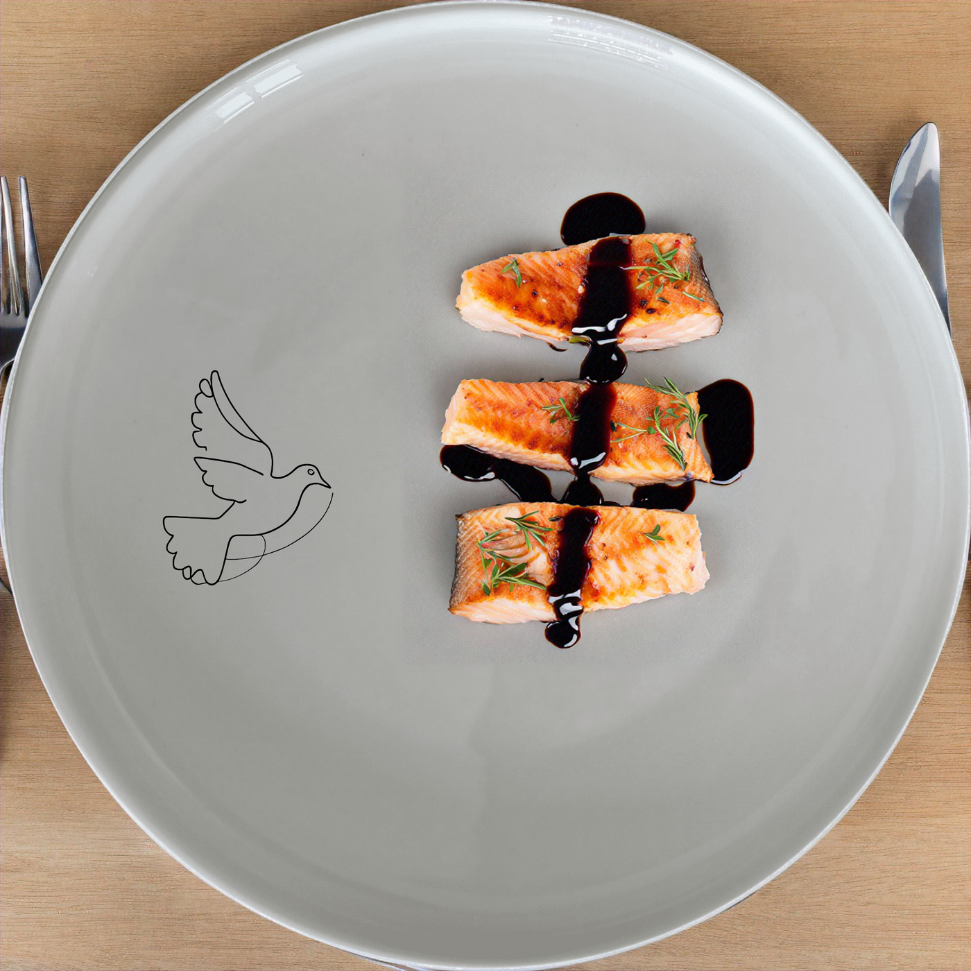 Dove Peace Star Dinner Plate Set of 4 - Range 3 offers elegant, timeless design perfect for any dining occasion.