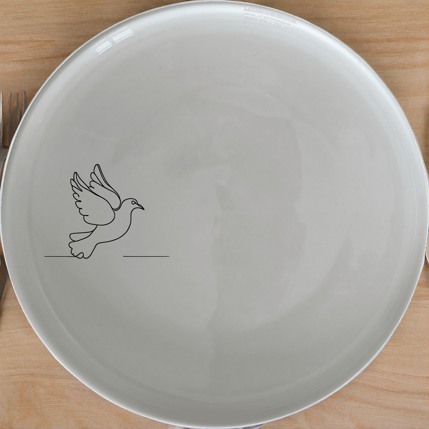 Dove Peace Star Side Plate Set of 4 - Range 4 offers a serene and elegant design perfect for any dining setting. This set of four side plates features a delicate dove and peace star motif, adding a touch of tranquility to your table. Crafted from high-quality ceramic, these plates are both dishwasher and microwave safe, ensuring easy care and durability. Ideal for everyday use or special occasions, this set brings a sense of calm and beauty to your meals.