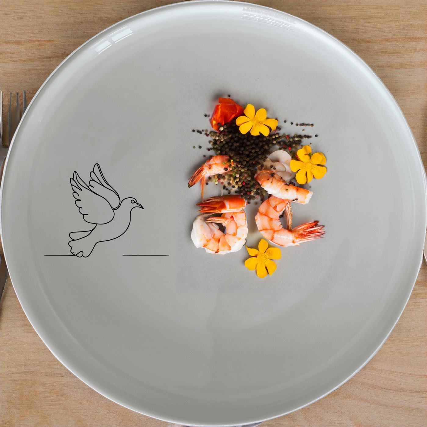 Dove Peace Star Side Plate Set of 4 - Range 4 offers a serene and elegant design perfect for any dining setting. This set of four side plates features a delicate dove and peace star motif, adding a touch of tranquility to your table. Crafted from high-quality ceramic, these plates are both dishwasher and microwave safe, ensuring easy care and durability. Ideal for everyday use or special occasions, this set brings a sense of calm and beauty to your meals.