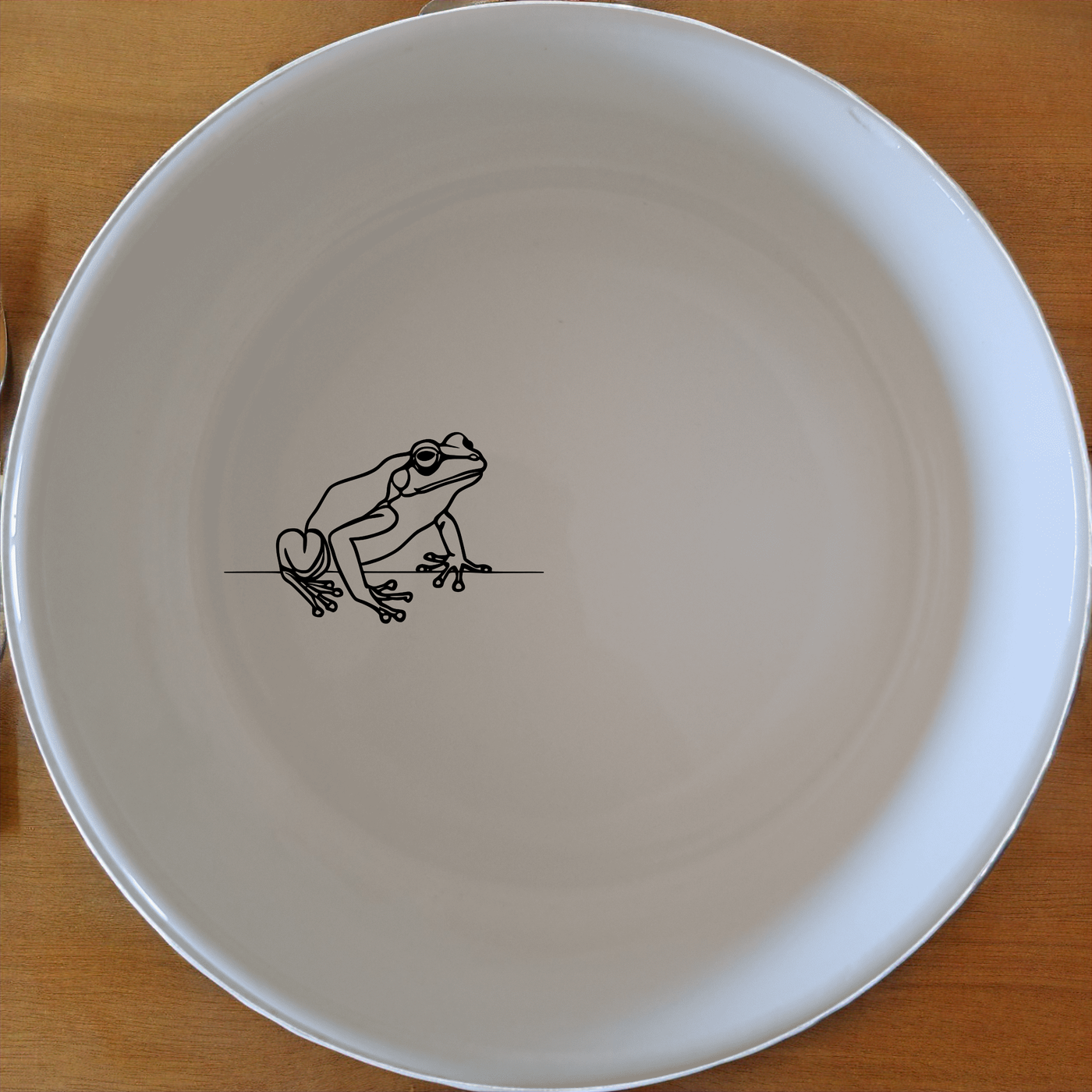 Frogs Reptiles Bowl Set of 4 - Range 4 adds a whimsical touch to your table setting with charming frog illustrations.