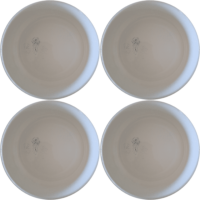 Fynbos Collection Bowl Set of 4 - Range 2 adds a touch of nature to your dining table with delicate botanical illustrations.