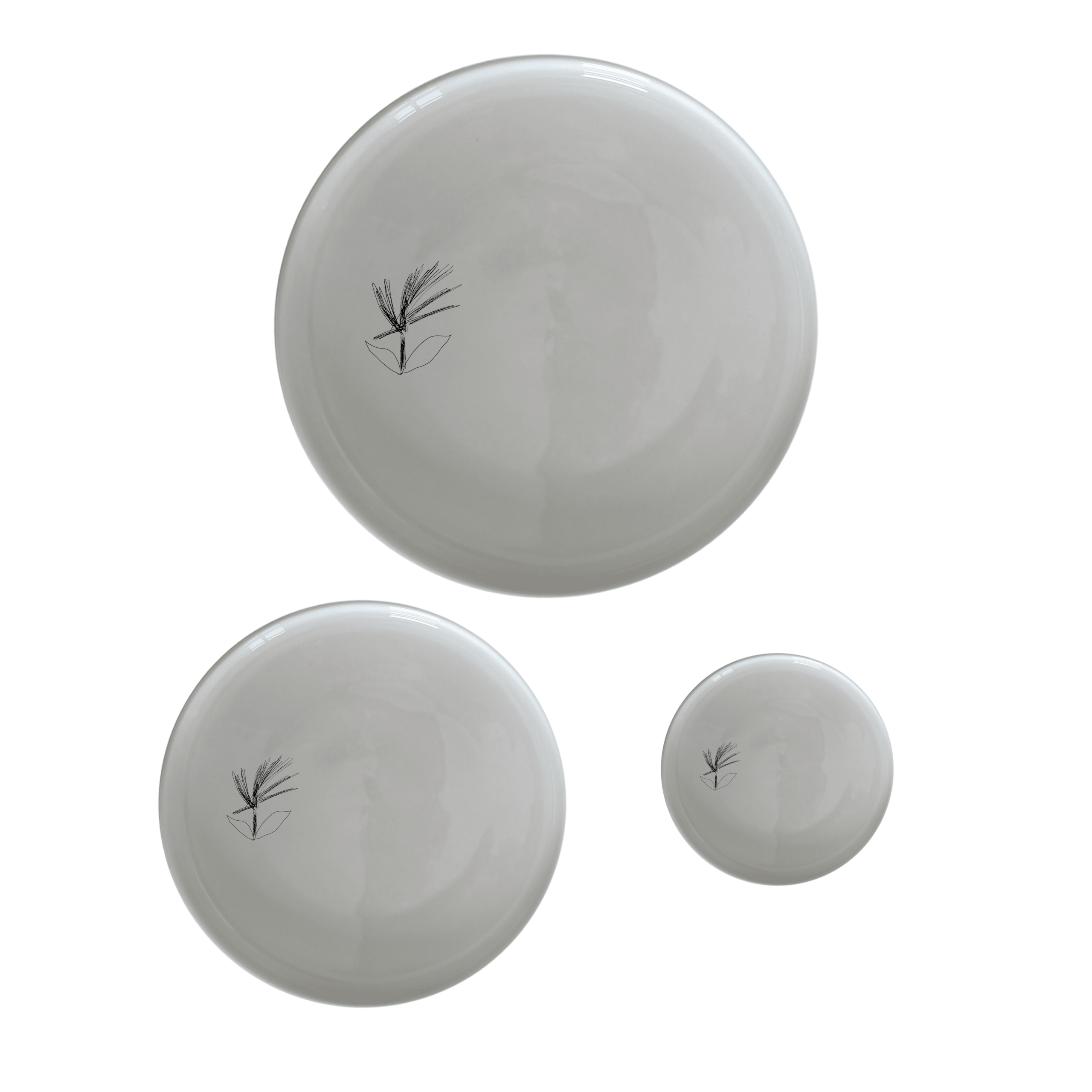 The Hand Drawn Flower Dinner Set of 12 features delicate botanical illustrations, perfect for adding a touch of nature to your dining experience.