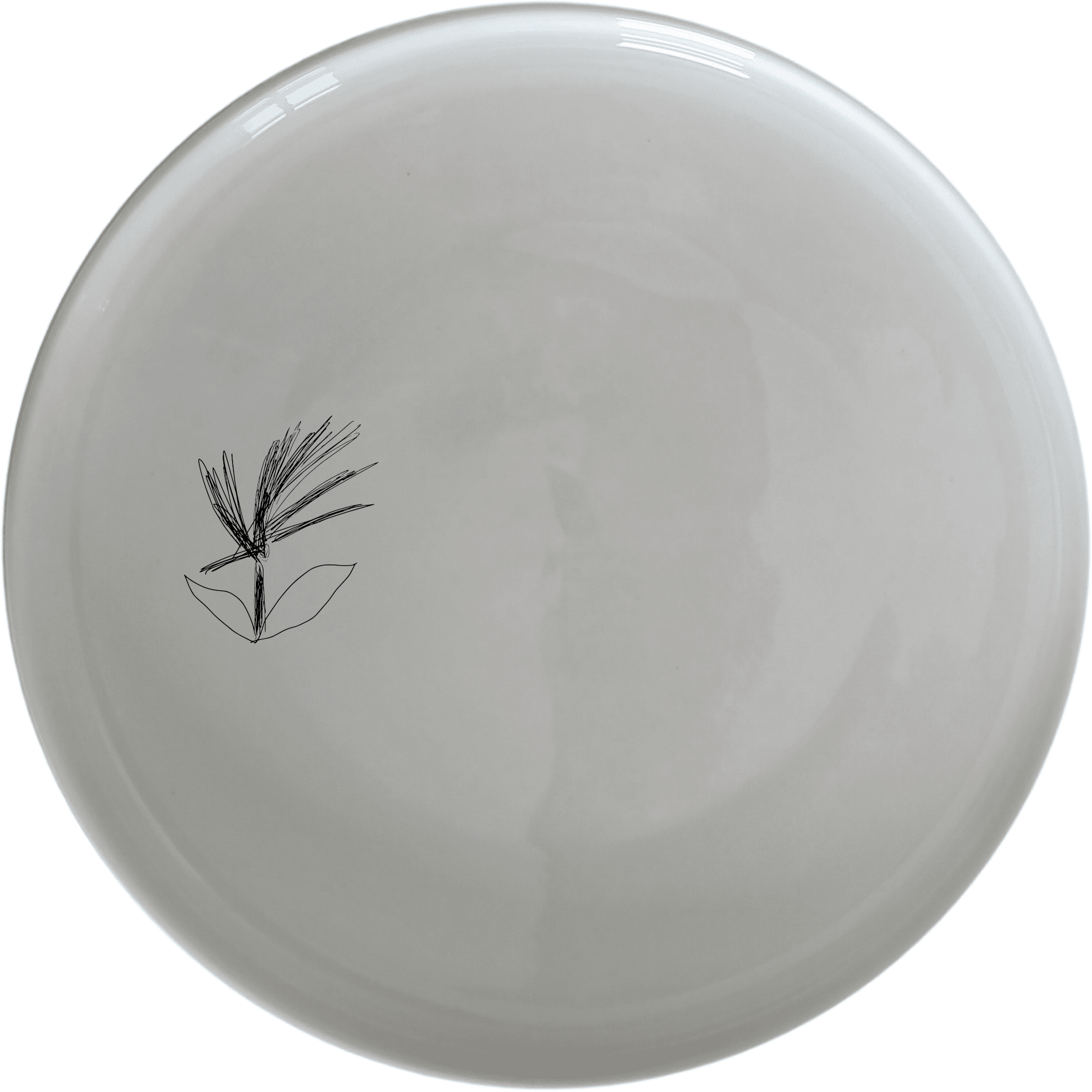 Hand Drawn Flower Dinner Plate Set of 4 - Range 1 adds a touch of nature to your dining table with delicate floral designs.