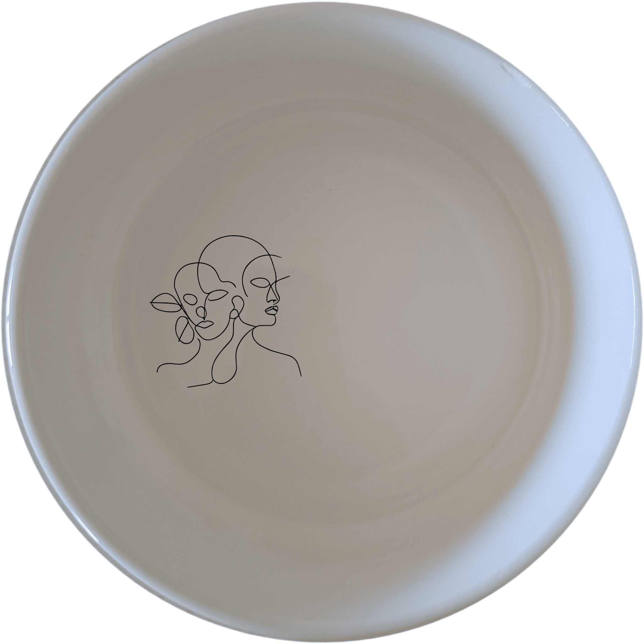 Line Art Faces Bowl Set of 4 - Range 3 adds modern elegance to your table. Perfect for everyday use or special occasions.