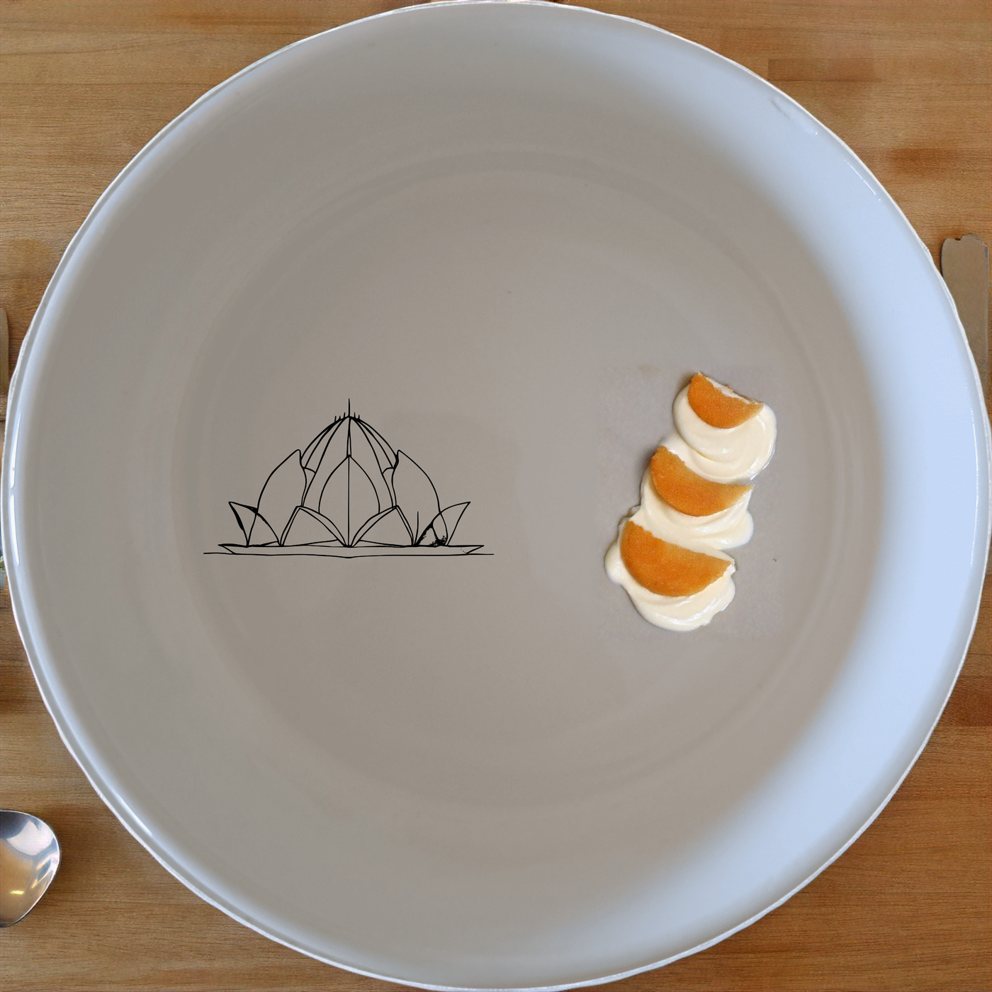 The Lotus Temple Watercolour Bowl Set of 4 - Range 3 features delicate lotus temple artwork, perfect for everyday elegance and special occasions.