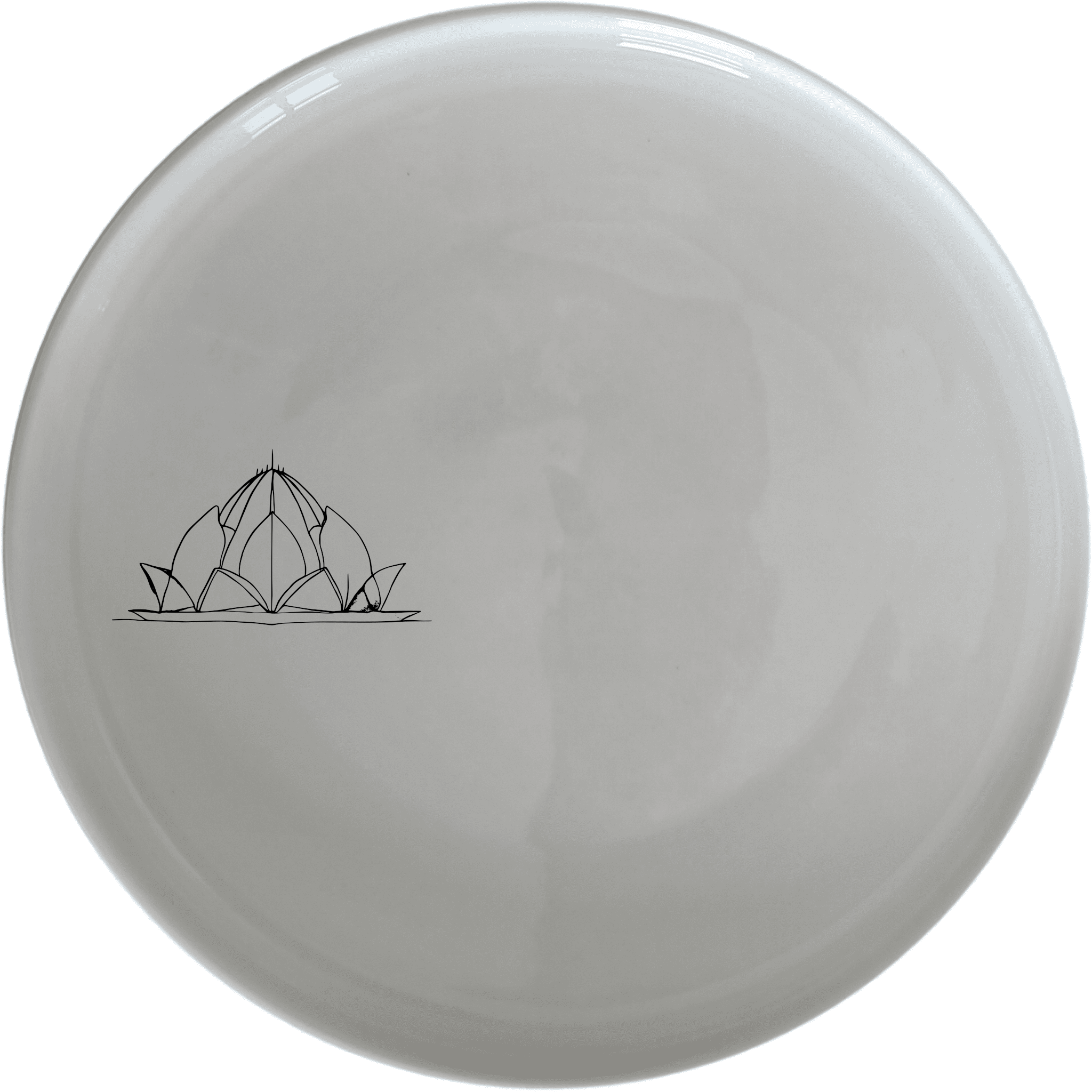 This Lotus Temple Watercolour Side Plate Set of 4 features delicate artwork perfect for any dining table. Each plate showcases a beautiful lotus temple design in a subtle, elegant style.