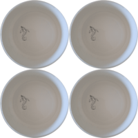 Ocean Sea Life Bowl Set of 4 - Range 1 is a beautiful and functional set of four 12cm bowls, perfect for any kitchen or dining room. Each bowl features a unique ocean-themed design, making it a great addition to any collection.