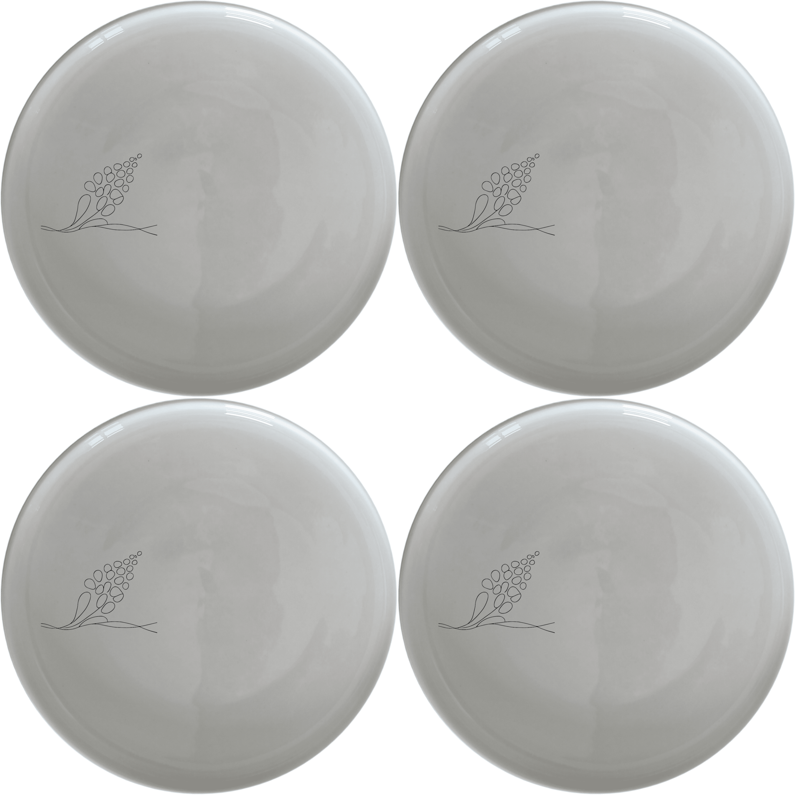 Ocean Sea Life Side Plate Set of 4 - Range 3 offers elegant, minimalist design perfect for any dining table. Crafted from premium ceramic, these plates feature subtle sea life motifs that bring a touch of nature to your meals. Ideal for everyday use or special occasions, this set enhances your table setting with a serene, coastal aesthetic.