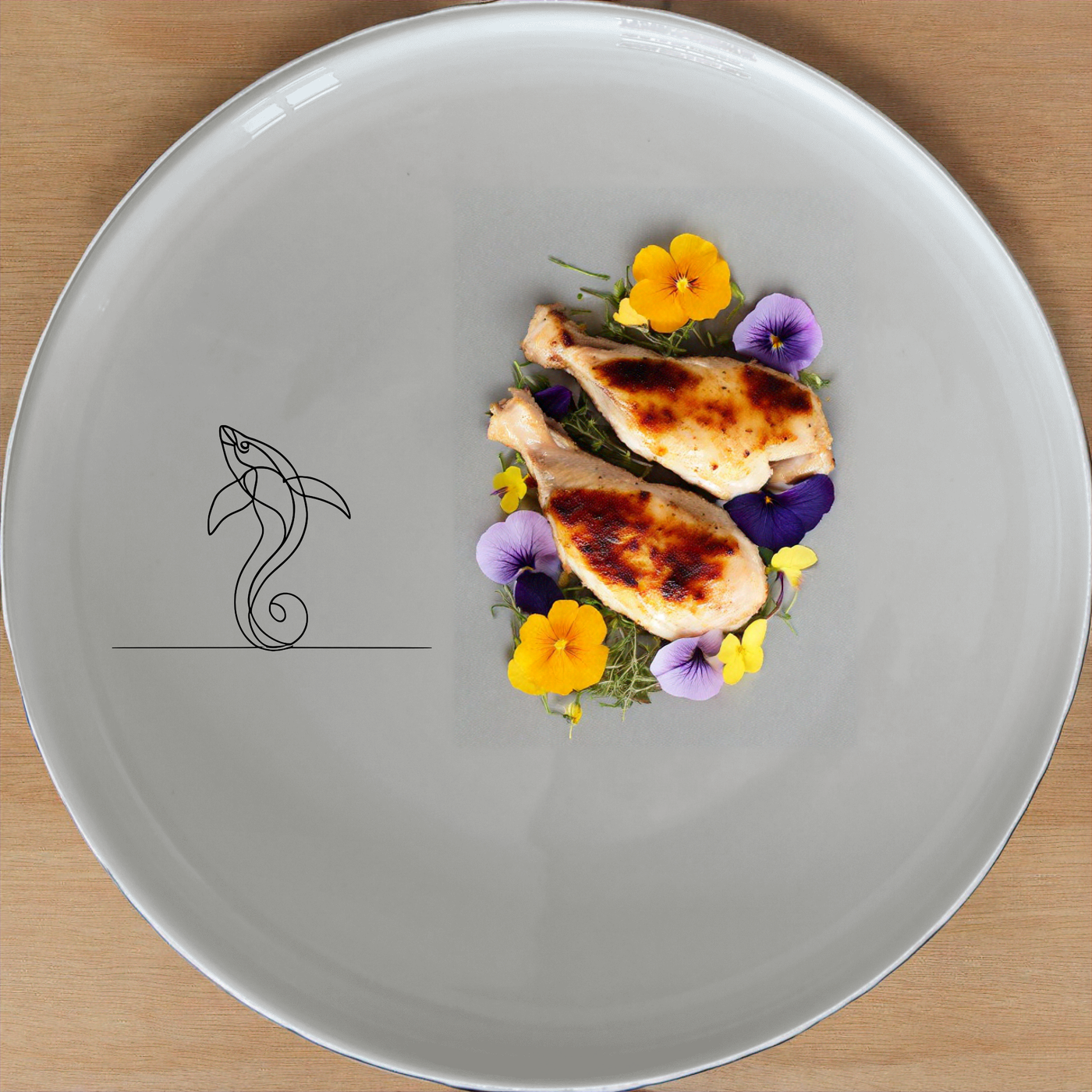 Ocean Sea Life Side Plate Set of 4 - Range 1 offers a beautiful and unique design for your dining table. Perfect for any occasion.