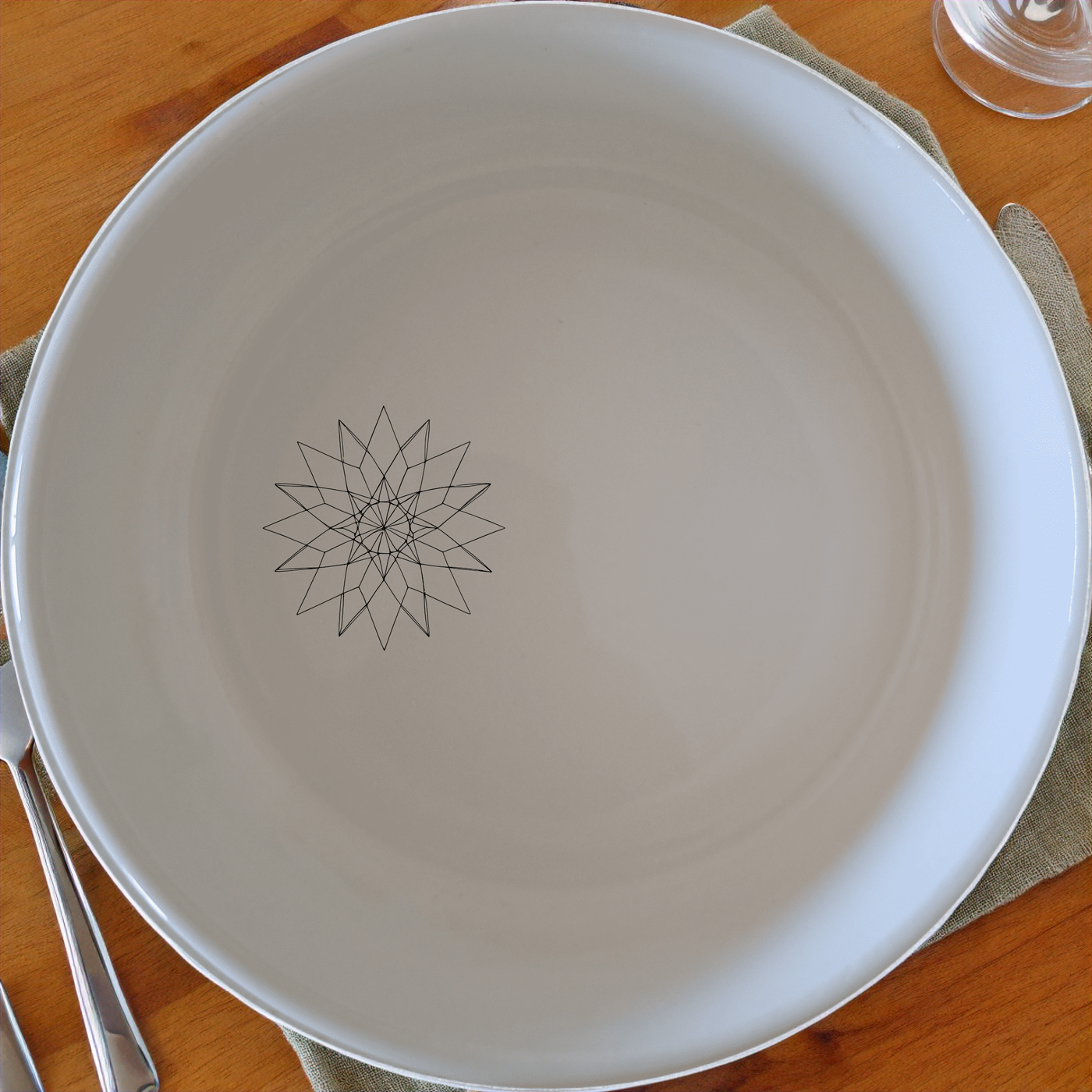Sacred Geometry Mandala Bowl Set of 4 - Range 2 adds a touch of spiritual elegance to your dining table with intricate mandala designs.