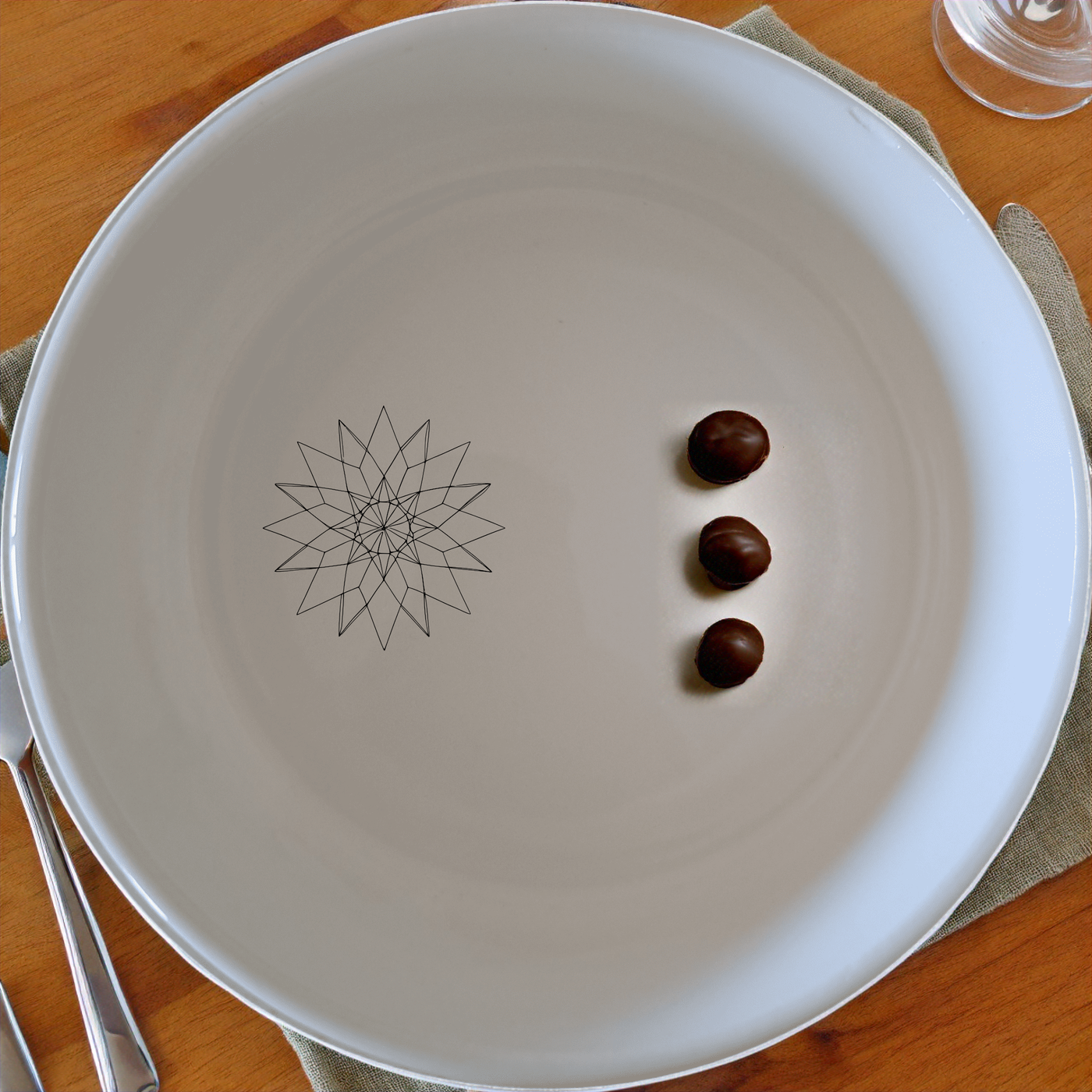 Sacred Geometry Mandala Bowl Set of 4 - Range 2 adds a touch of spiritual elegance to your dining table with intricate mandala designs.