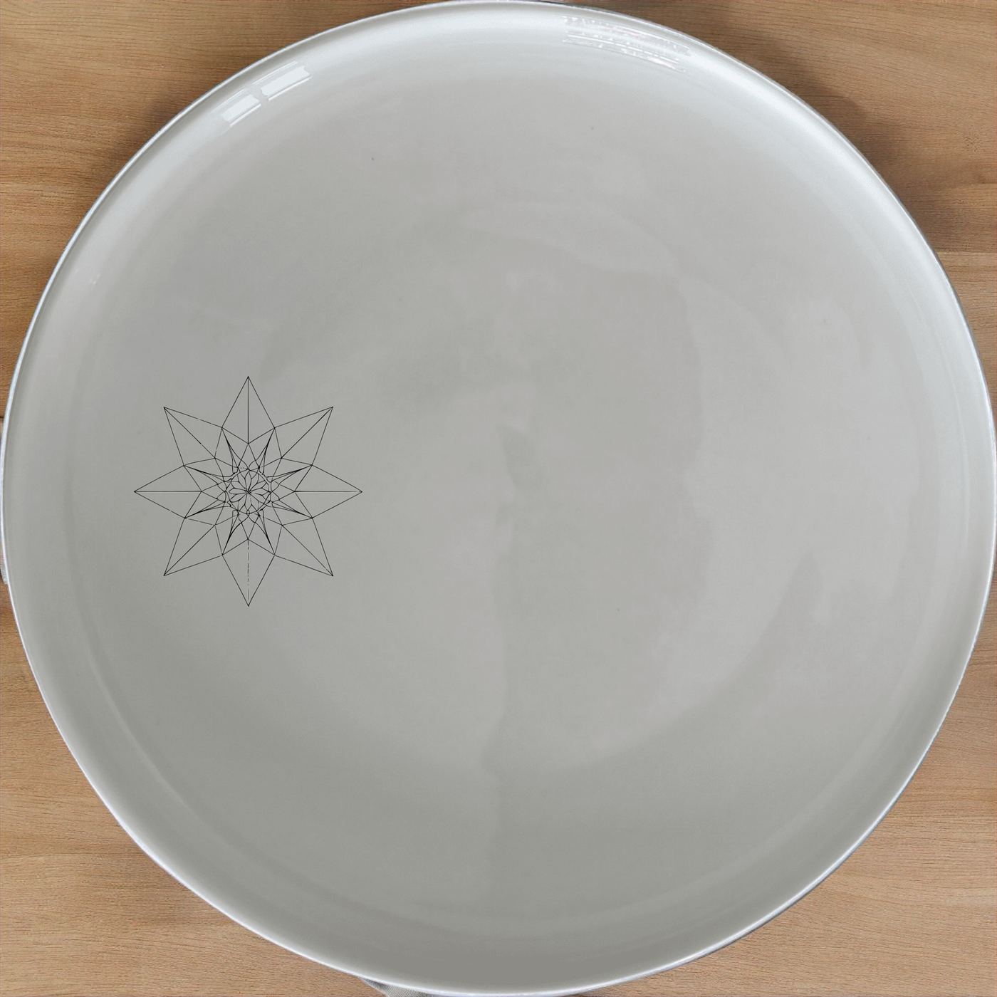 Sacred Geometry Mandala Star Dinner Plate Set of 4 - Range 3 adds a touch of art to your dining table with intricate mandala designs.