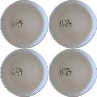 Safari Animals Bowl Set of 4 - Range 1 is a charming and versatile set of four 12cm bowls perfect for any dining occasion.