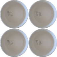 Safari Animals Bowl Set of 4 - Range 2 is a charming and stylish addition to any dining set, perfect for everyday use or special occasions.