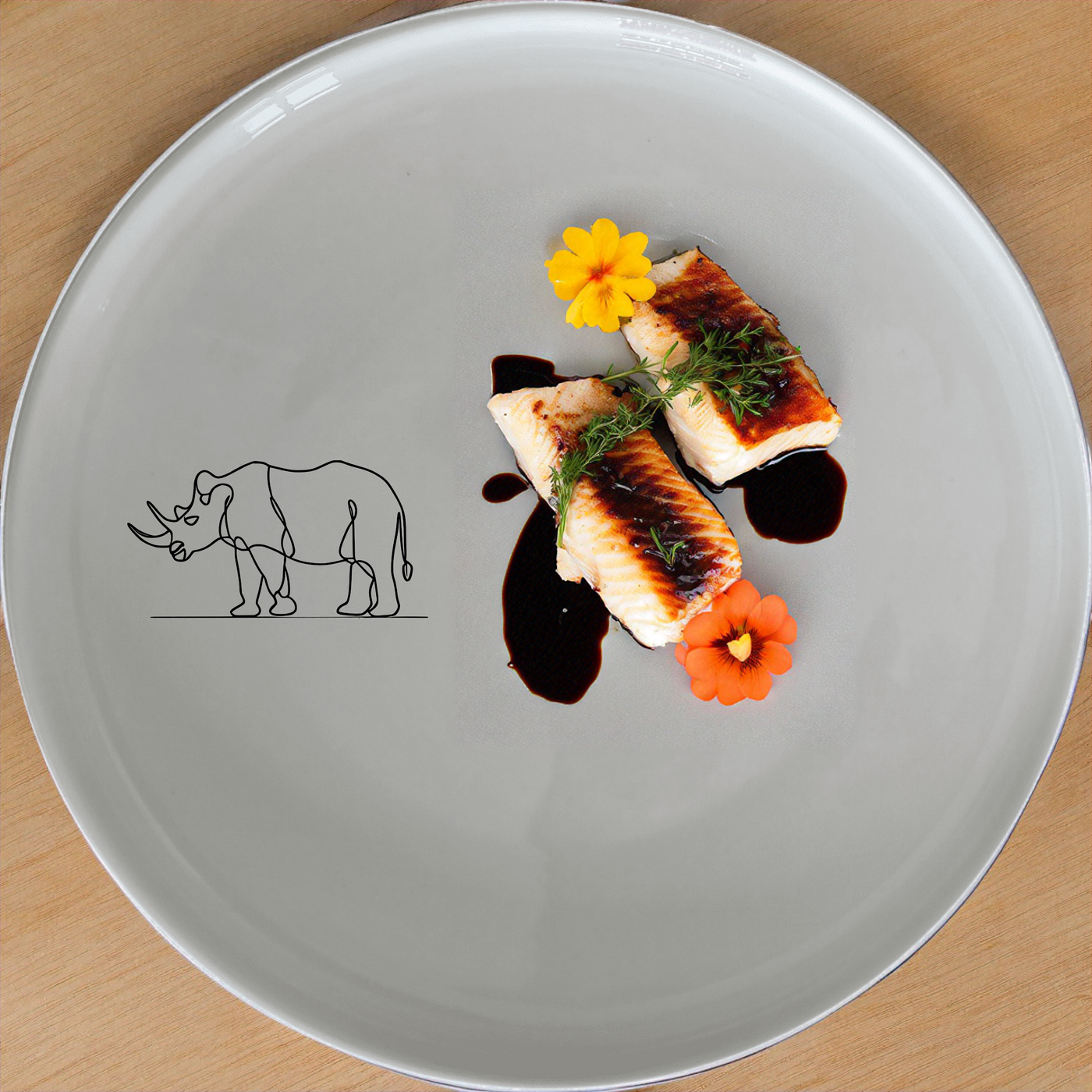 Safari Animals Dinner Set of 12 - Range 3 offers a unique and stylish addition to your dining collection with animal-themed designs.