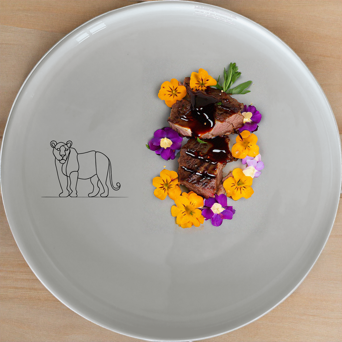 Safari Animals Side Plate Set of 4 - Range 2 offers a stylish and unique design perfect for any home. This set includes four elegant side plates featuring a captivating safari animal motif. Ideal for both everyday use and special occasions, these plates add a touch of nature to your dining experience.