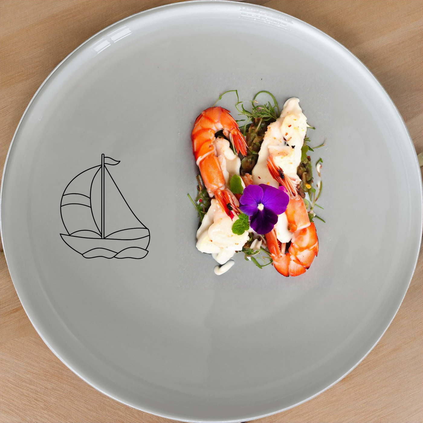 Sailing Boat Dinner Plate Set of 4 - Range 1 is a stylish and versatile dinnerware set perfect for any occasion. This set features a classic sailing boat design that adds a touch of elegance to your dining table.
