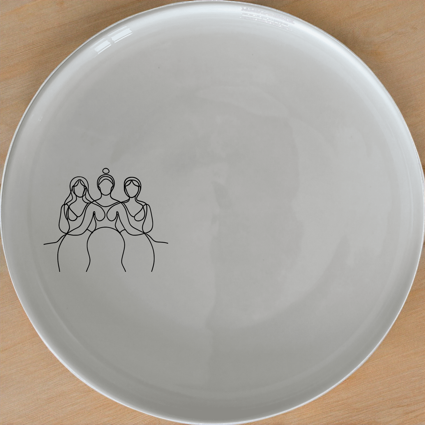 Unity Diversity Side Plate Set of 4 - Range 2 is a stylish and modern dinnerware set, perfect for any dining occasion.