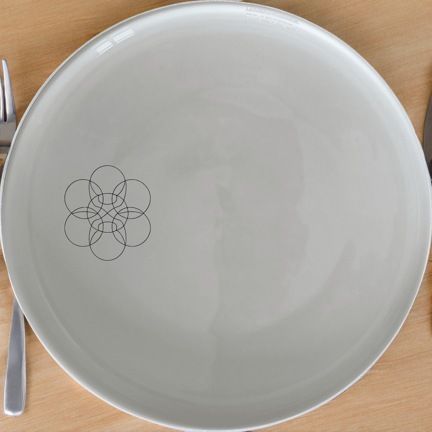 Unity Diversity Side Plate Set of 4 - Range 1 adds a unique touch to your dining table with abstract design.
