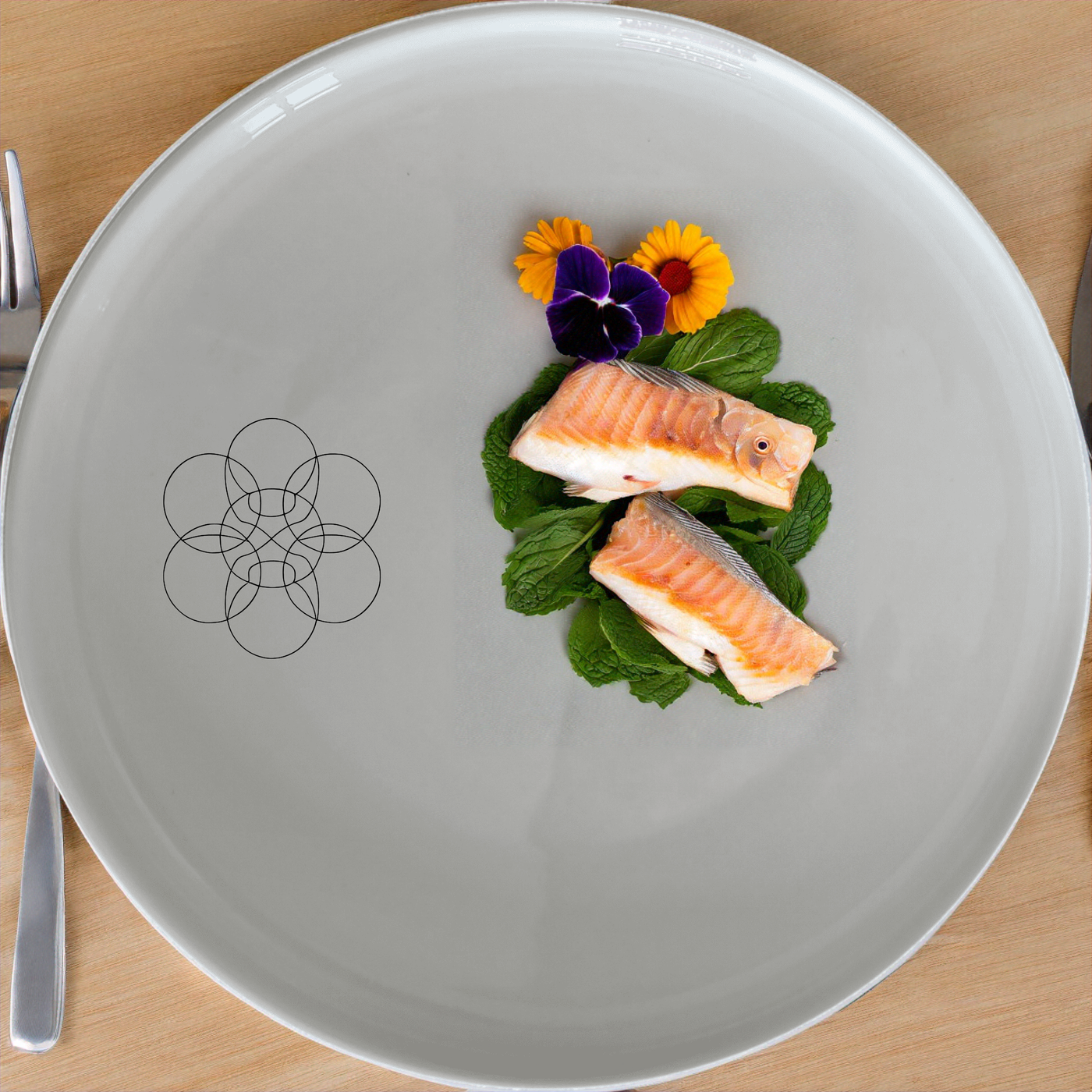 Unity Diversity Side Plate Set of 4 - Range 1 adds a unique touch to your dining table with abstract design.