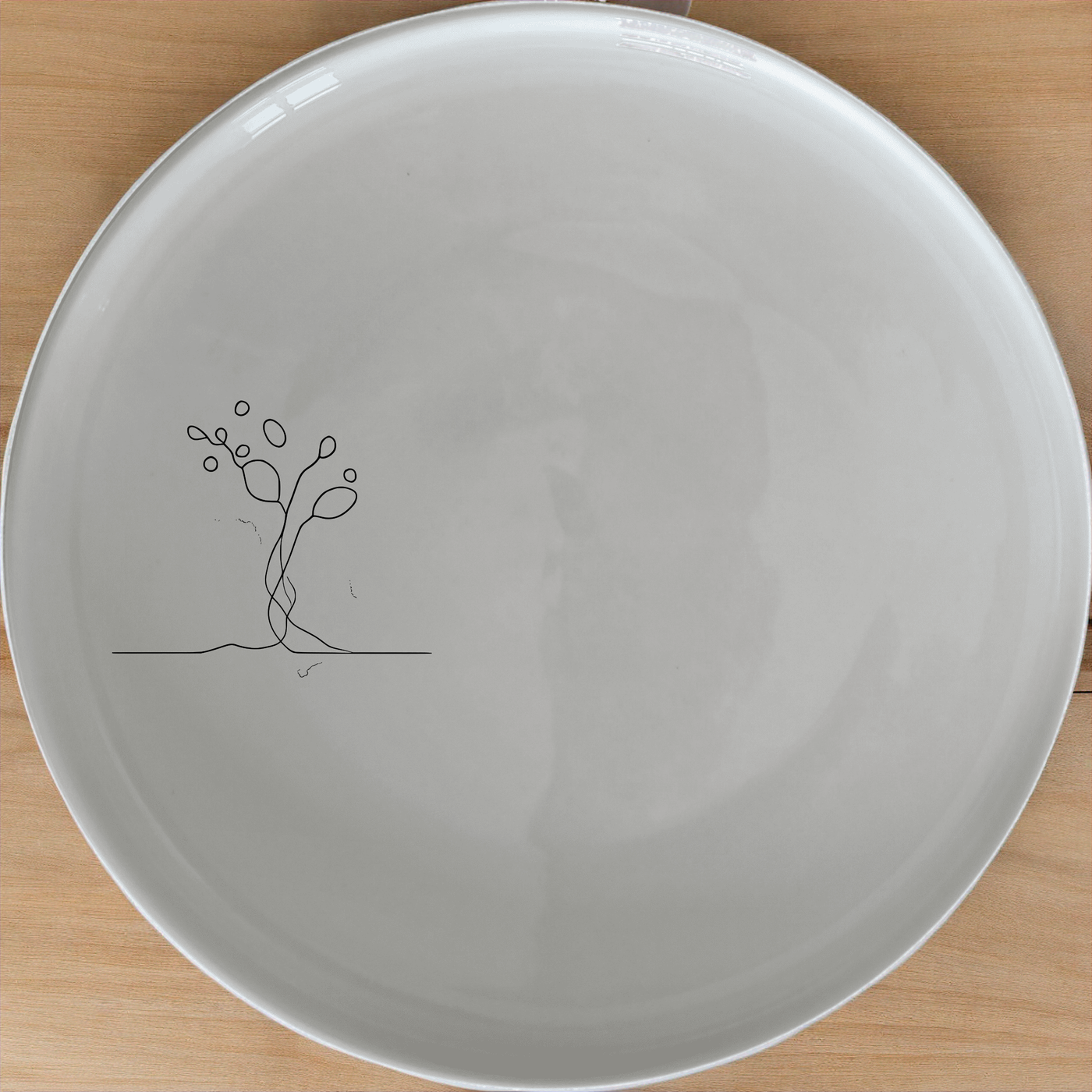 Watercolour Splashes Dinner Plate Set of 4 - Range 1 offers a unique and artistic touch to your dining experience with its abstract design.