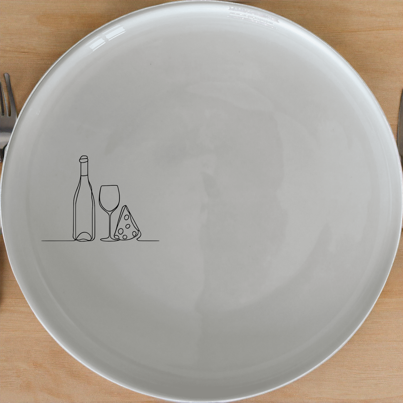 Discover the Wine Cheese Side Plate Set of 4 - Range 3, perfect for elegant dining and entertaining. Crafted from premium ceramic, these plates feature a subtle design that adds sophistication to any table setting.