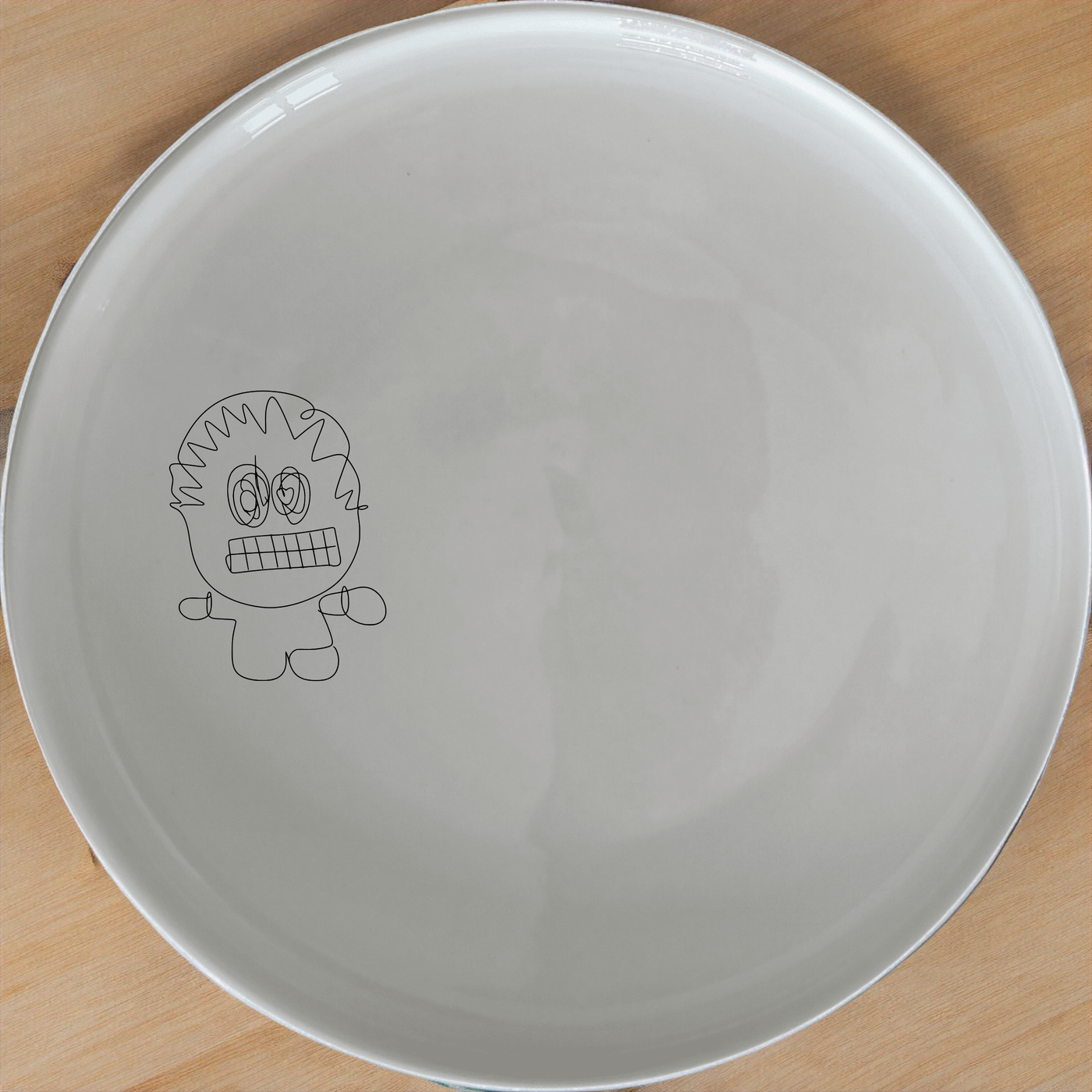 Robot Imagination Side Plate Set of 4 - Range 1 adds a playful touch to your table setting. Perfect for modern homes.