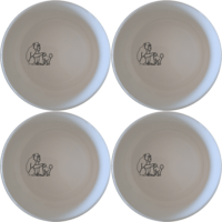 Baboon Troop Social Grooming Scene Bowl Set of 4 - Range 2 offers a unique and stylish addition to your dining collection.