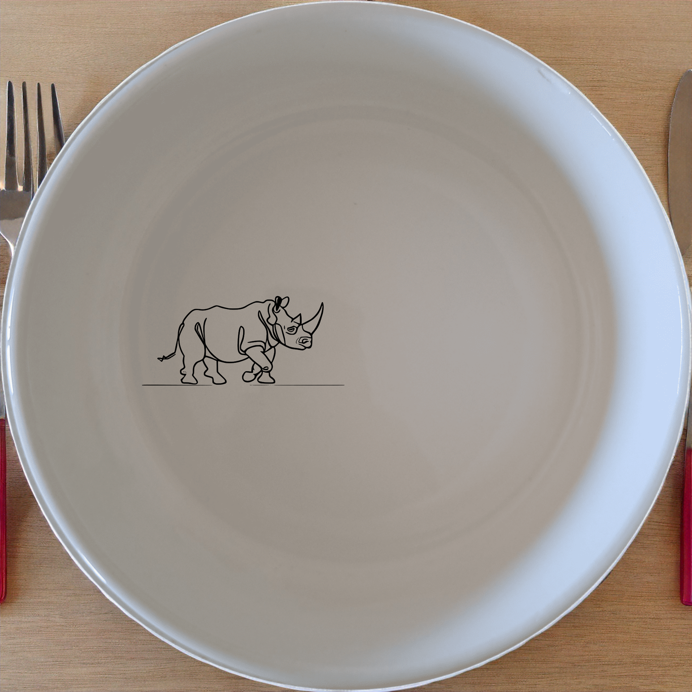 Charging Rhino Horn Bowl Set of 4 - Range 1 offers a unique and stylish addition to your dining collection.